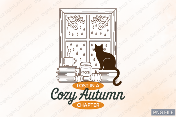 Capturing Autumn's Cozy Charm in Digital Design