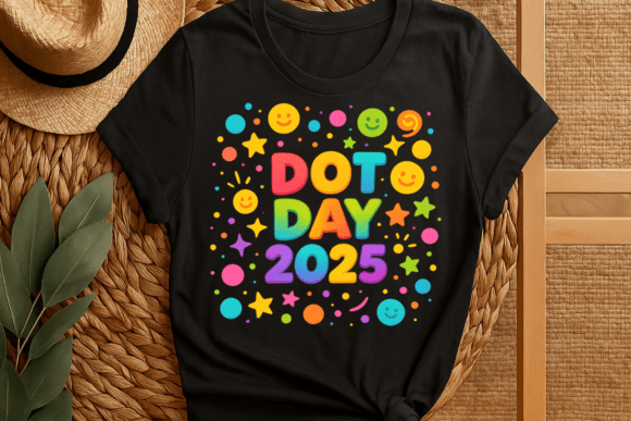 Celebrate Creativity: 2025 Dot Day T-shirt Design Sublimation
