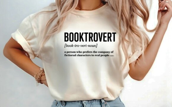 Celebrate Your Inner Booktrovert with This Design SVG