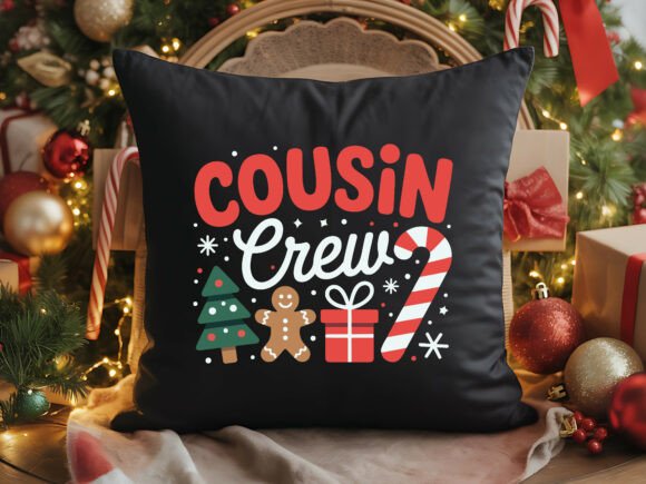 Cousin Crew Christmas Design: Your Festive Print-on-Demand Solution