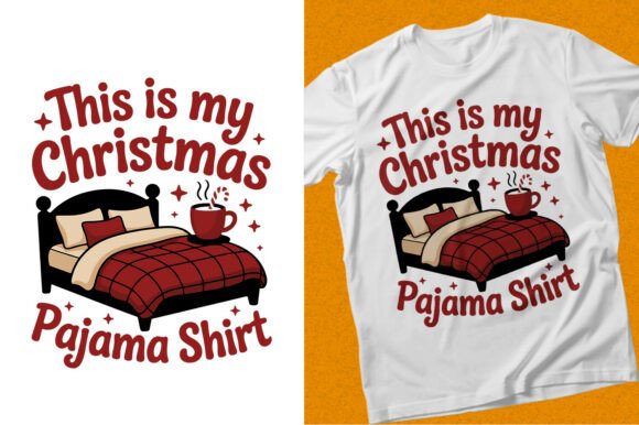Cozy Christmas Vibes: Pajama Bed SVG Design Magic