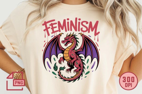 Feminism Power Dragon Design: Unleash Your Bold, Creative Fire