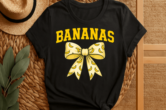 Freshen Up Your Merch with Bananas Fruits T-shirt Clipart