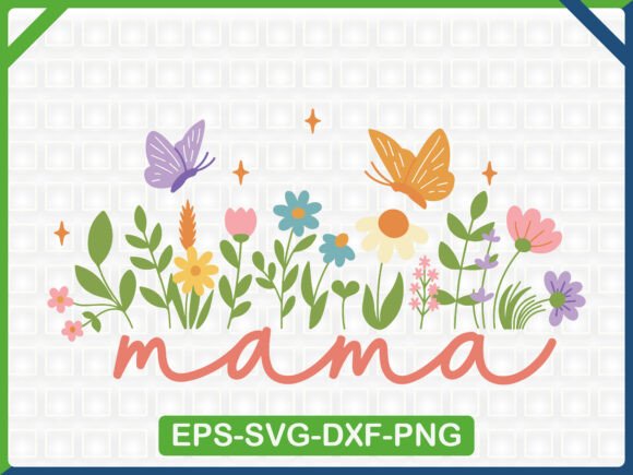 Mama Flower SVG Design: Crafting Warmth for Your Projects
