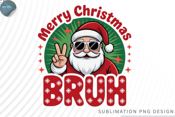 Merry Christmas Bruh Santa PNG: Your Holiday Design Secret