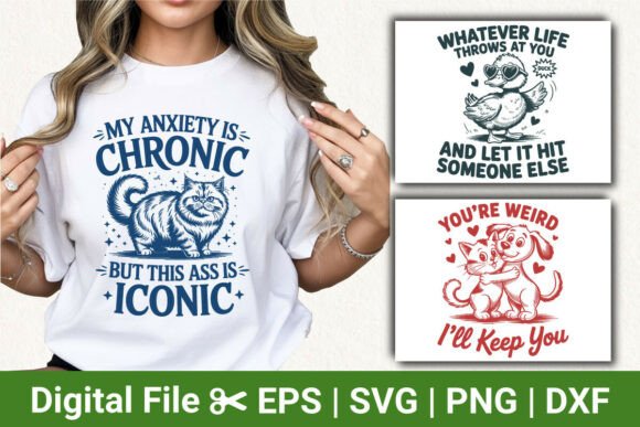 Snarky Feline & Feathered Fun: A Design Asset Deep Dive