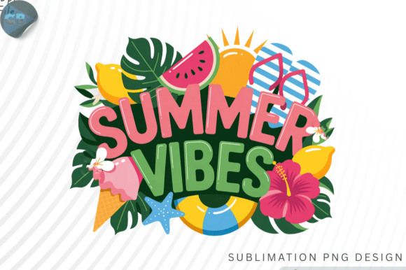 Summer Vibes Sublimation PNG Design: Your Ticket to Tropical Creativity
