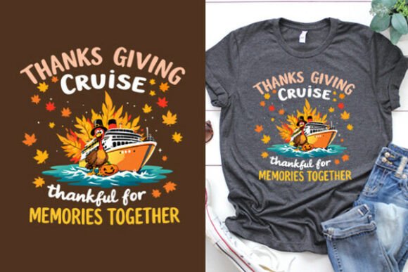 Thankful, Grateful & Family-Full: A Thanksgiving T-Shirt Design