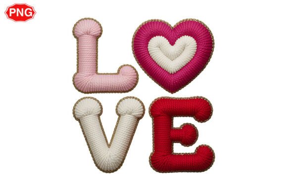 Unraveling the Charm: LOVE Yarn Png for Trendy Valentine Projects
